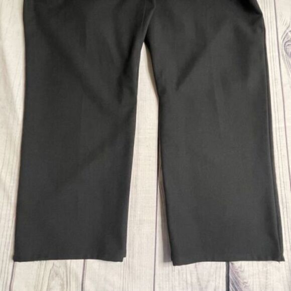 Vintage QUANT HOMBRE Black 100% Polyester Pants Mens Sz 38 Made in USA - Picture 7 of 9